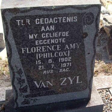ZYL Florence Amy, van nee PHILCOX 1902-1971