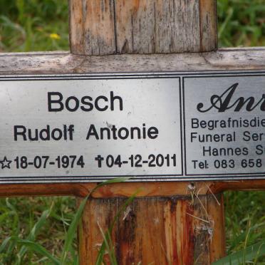 BOSCH Rudolf Antonie 1974-2011