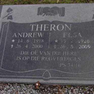 THERON Andrew 1918-2000 &amp; Elsa 1926-2009