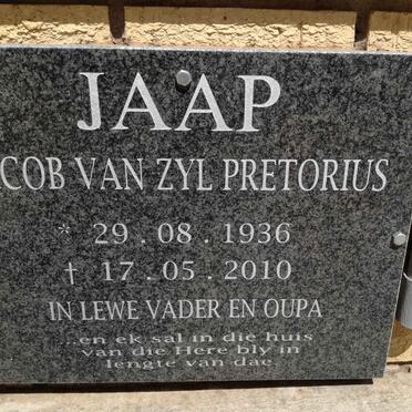 PRETORIUS Jacob van Zyl 1936-2010