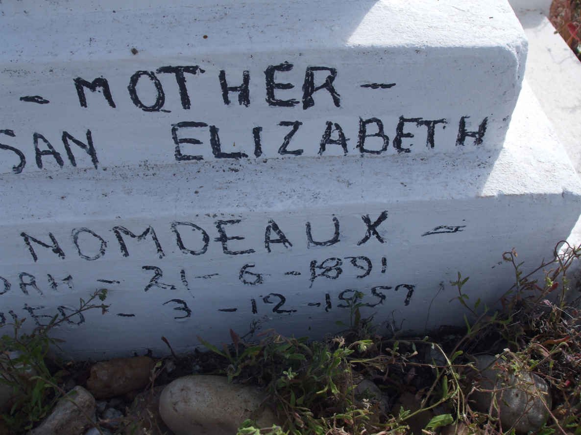 NOMDEAUX Susan Elizabeth 1891-1957