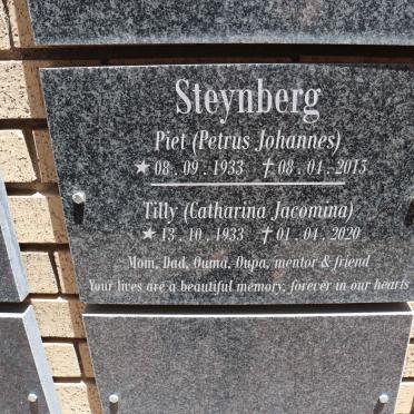 STEYNBERG Petrus Johannes 1933-2015 &amp; Catharina Jacomina 1933-2020