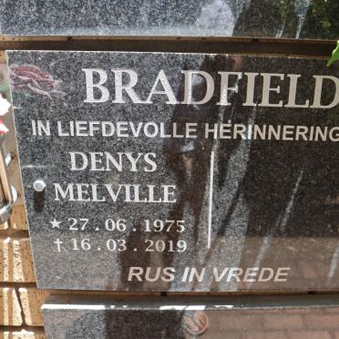 BRADFIELD Denys Melville 1975-2019