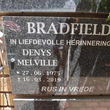 BRADFIELD Denys Melville 1975-2019