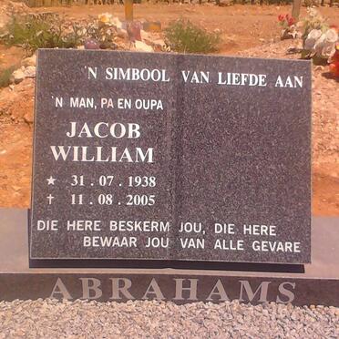 ABRAHAMS Jacob William 1938-2005
