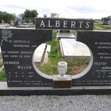 ALBERTS Hendrik Willem 1923-1997 & Hester Adriana DIEDERICKS 1924-2014