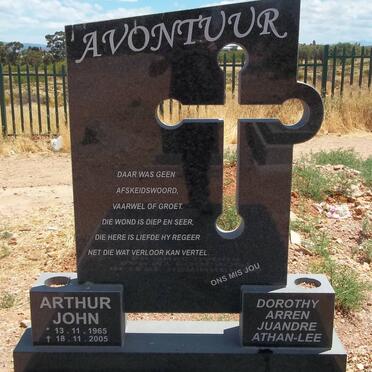AVONTUUR Arthur John 1965-2005