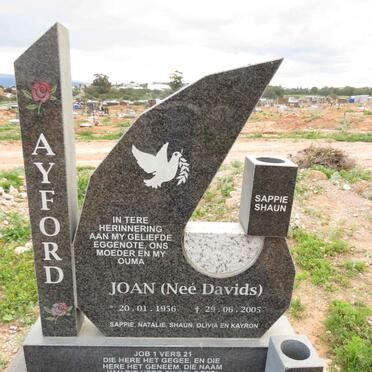 AYFORD Joan nee DAVIDS 1956-2005