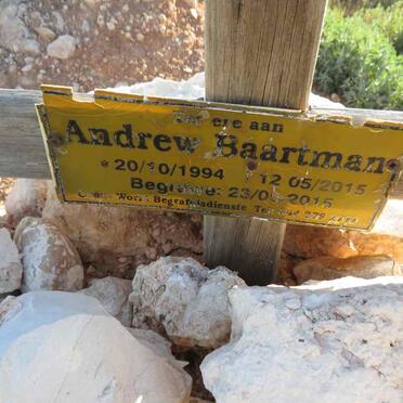 BAARTMAN Andrew 1994-2015