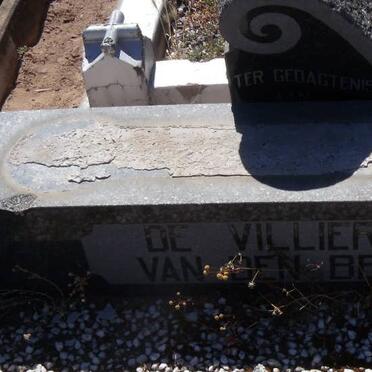 BERG Anna Maria Francina, van den voorheen DE VILLIERS nee BOSHOFF 1892-1954 _1