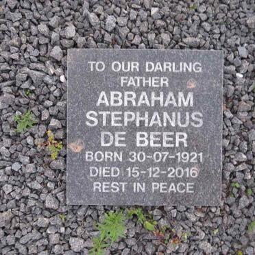 BEER Abraham Stephanus, de 1921-2016
