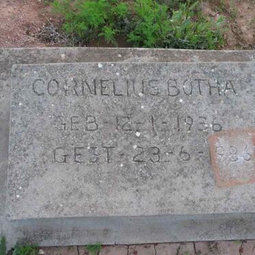 BOTHA Cornelius 1936-1986