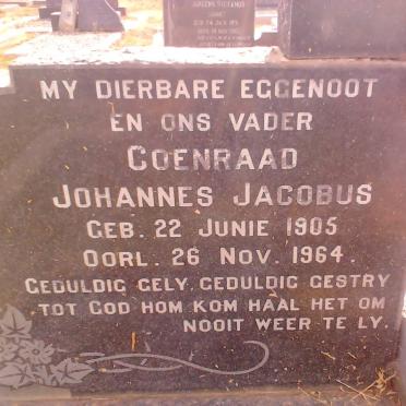 BRIEDENHANN Coenraad Johannes Jacobus 1905-1964 &amp; Hester Maria Magdalena 1906-1978