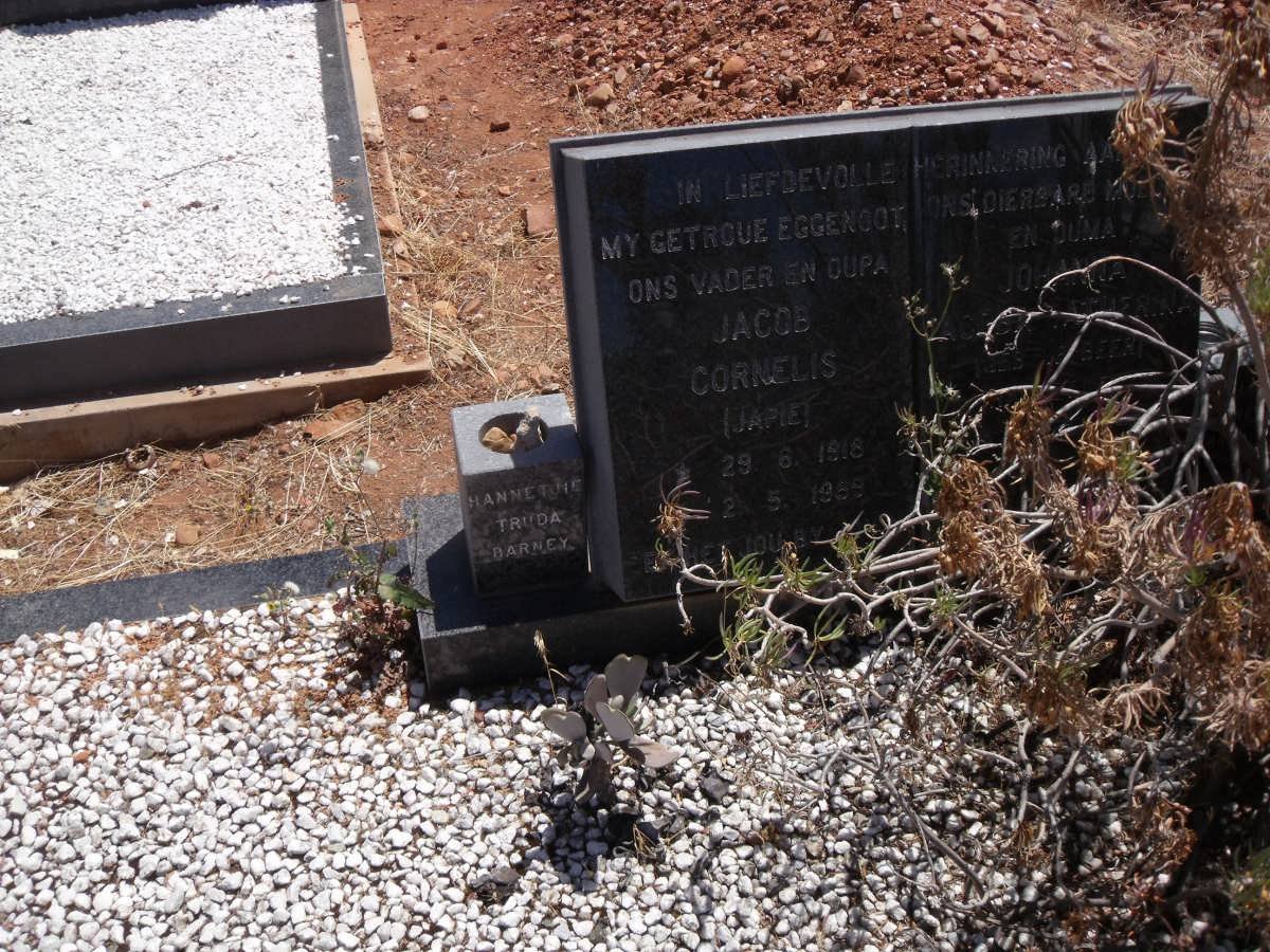 BREYTENBACH Jacob Cornelis 1918-1989