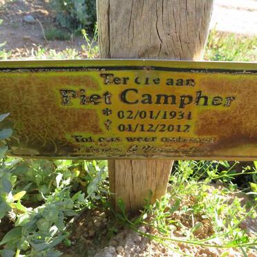 CAMPHER Piet 1931-2012