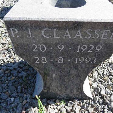 CLAASSEN P.J. 1929-1993