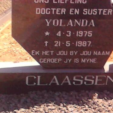 CLAASSEN Yolanda 1975-1987