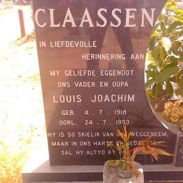 CLAASSEN Louis Joachim 1918-1993