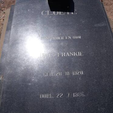 CLOETE I.P.F 1920-1986