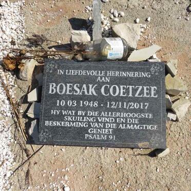 COETZEE Boesak 1948-2017