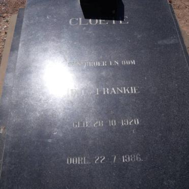 CLOETE I.P.F 1920-1986