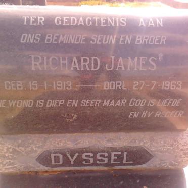 DYSSEL Richard James 1913-1963