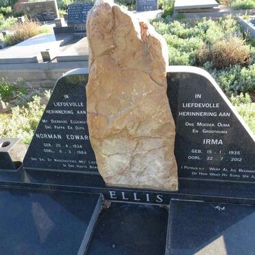 ELLIS Norman Edward 1934-1984 & Irma 1935-2012