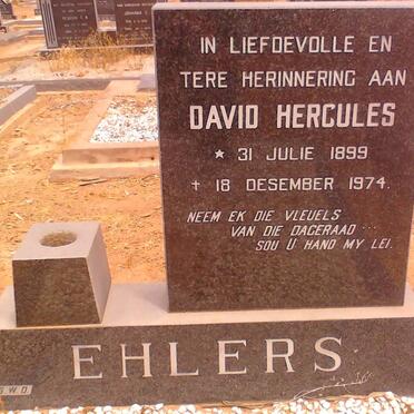 EHLERS David Hercules 1899-1974