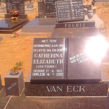 ECK Catherina Elizabeth, van nee FOURIE 1913-2005