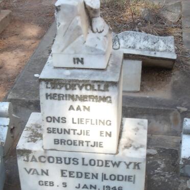 EEDEN Jacobus Lodewyk, van 1946-1948