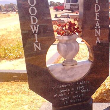 EEDEN Goodwin Peter, van 1954-1989 &amp; Lideana RADEMEYER 1958-1989