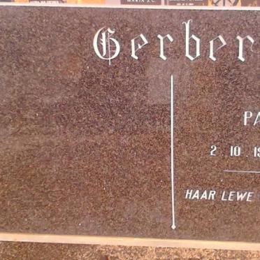 GERBER Paulina H.G. 1900-1975