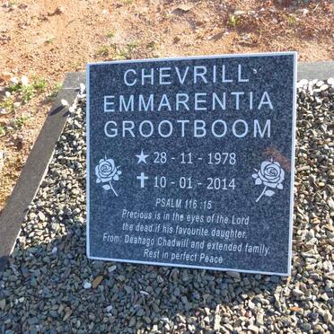 GROOTBOOM Chevrill Emmarentia 1978-2014