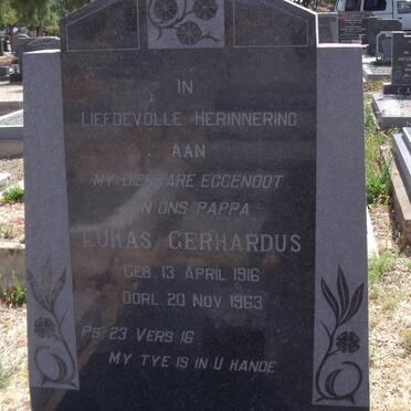 GRUNDLINGH Lukas Gerhardus 1916-1963