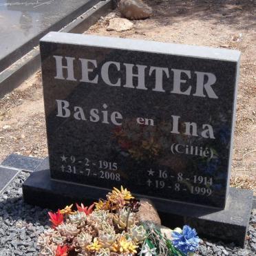 HECHTER Basie 1915-2008 &amp; Ina 1914-1999