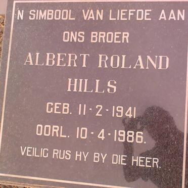 HILLS Albert Roland 1941-1986