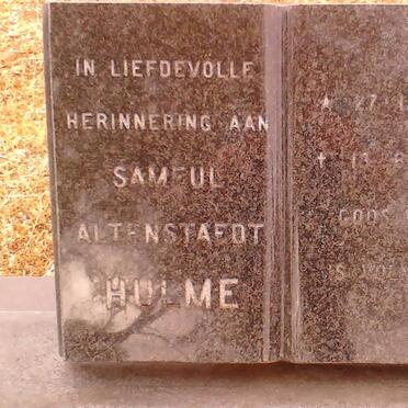 HULME Sameul Altenstaedt 1913-1982