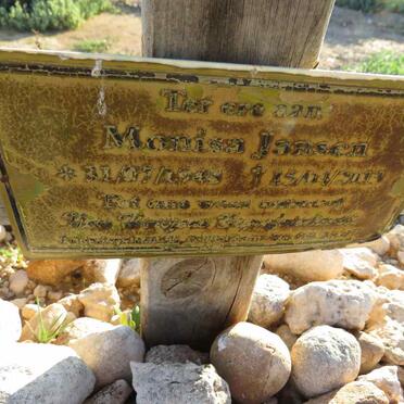 JANSEN Monisa 1948-2013