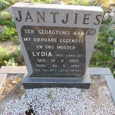 JANTJIES Lydia nee CARELSE 1953-1992