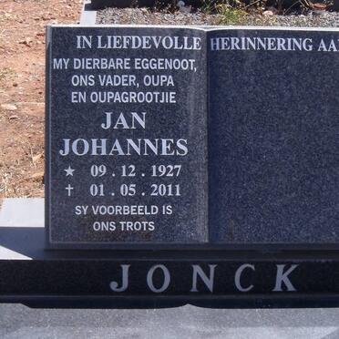 JONCK Jan Johannes 1927-2011