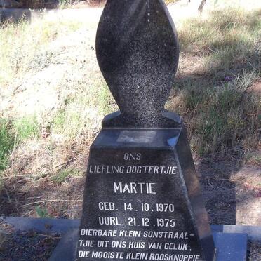 JONKER Martie 1970-1975