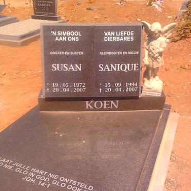 KOEN Sanique 1994-2007 &amp; Susan 1972-2007