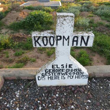 KOOPMAN Elsie 1936-1991