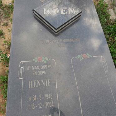 KOEN Hennie 1945-2004