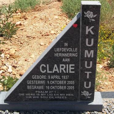 KUMUTU Clarie 1937-2005