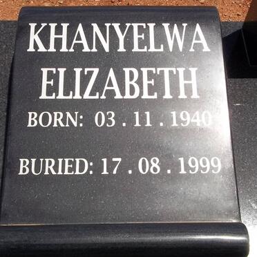 KHANYELWA Elizabeth 1940-1999