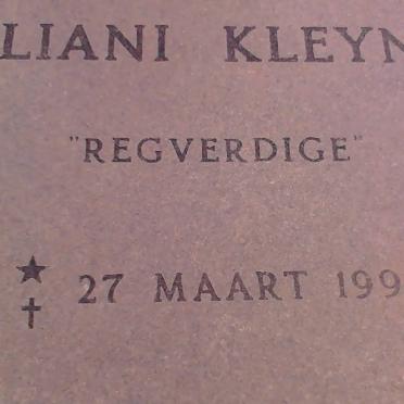 KLEYN Liani 1990-1990
