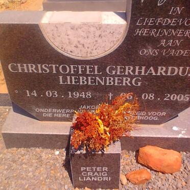 LIEBENBERG Christoffel Gerhardus 1948-2005