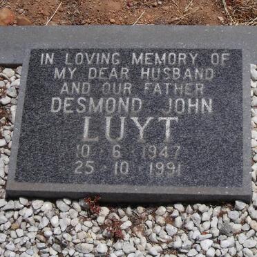 LUYT Desmond John 1947-1991