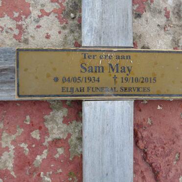 MAY Sam 1934-2015